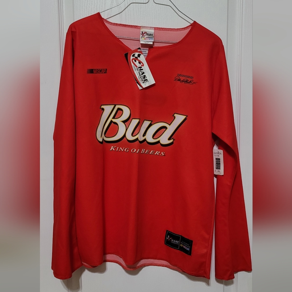 Women's Nascar Long Sleeve Dale Earnhardt Jr Shirt Large